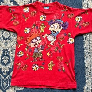 Rare vintage 90s TV Nickelodeon’s Rugrats branded T-shirt